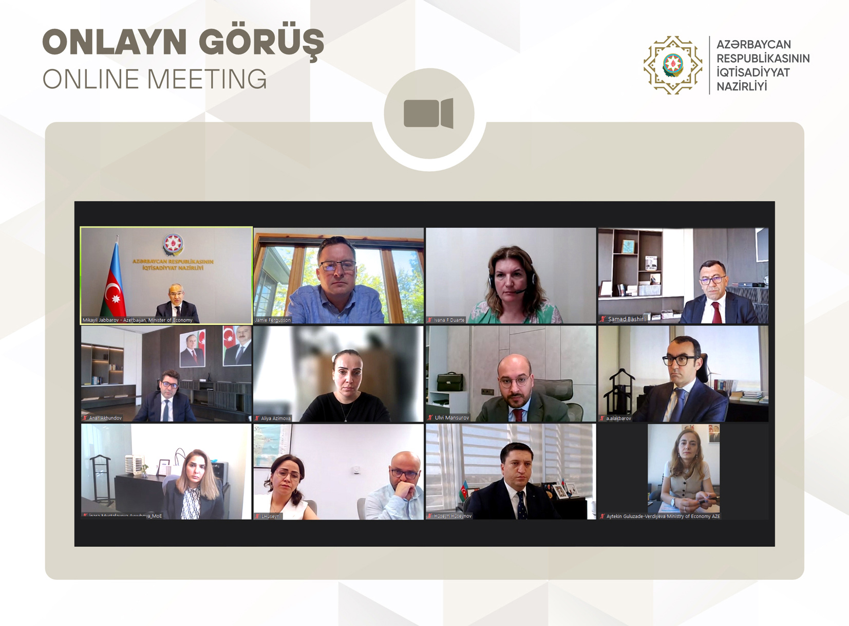 İqtisadiyyat Nazirliyinin rəhbərliyi Xocalı soyqırımı abidəsini ziyarət edib