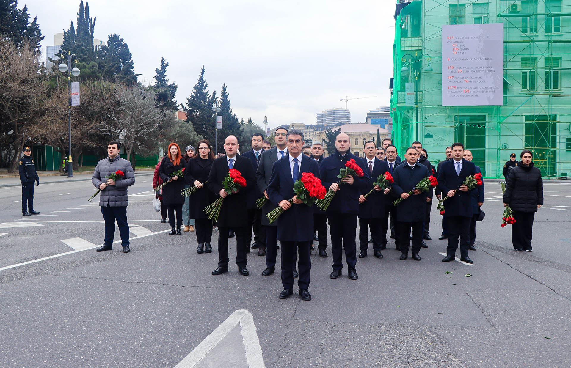 Agentliyin kollektivi Xocalı soyqırımı abidəsini ziyarət edib