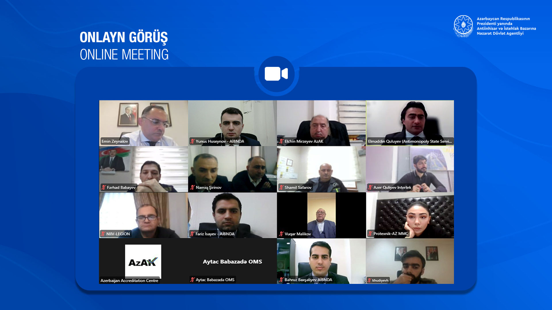 Antiinhisar və İstehlak Bazarına Nəzarət Dövlət Xidmətinin məlumatı