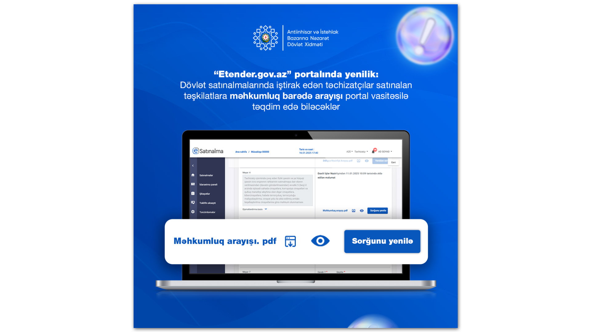 AİBNDX TÜİB-in keçirdiyi tədbirdə iştirak edib