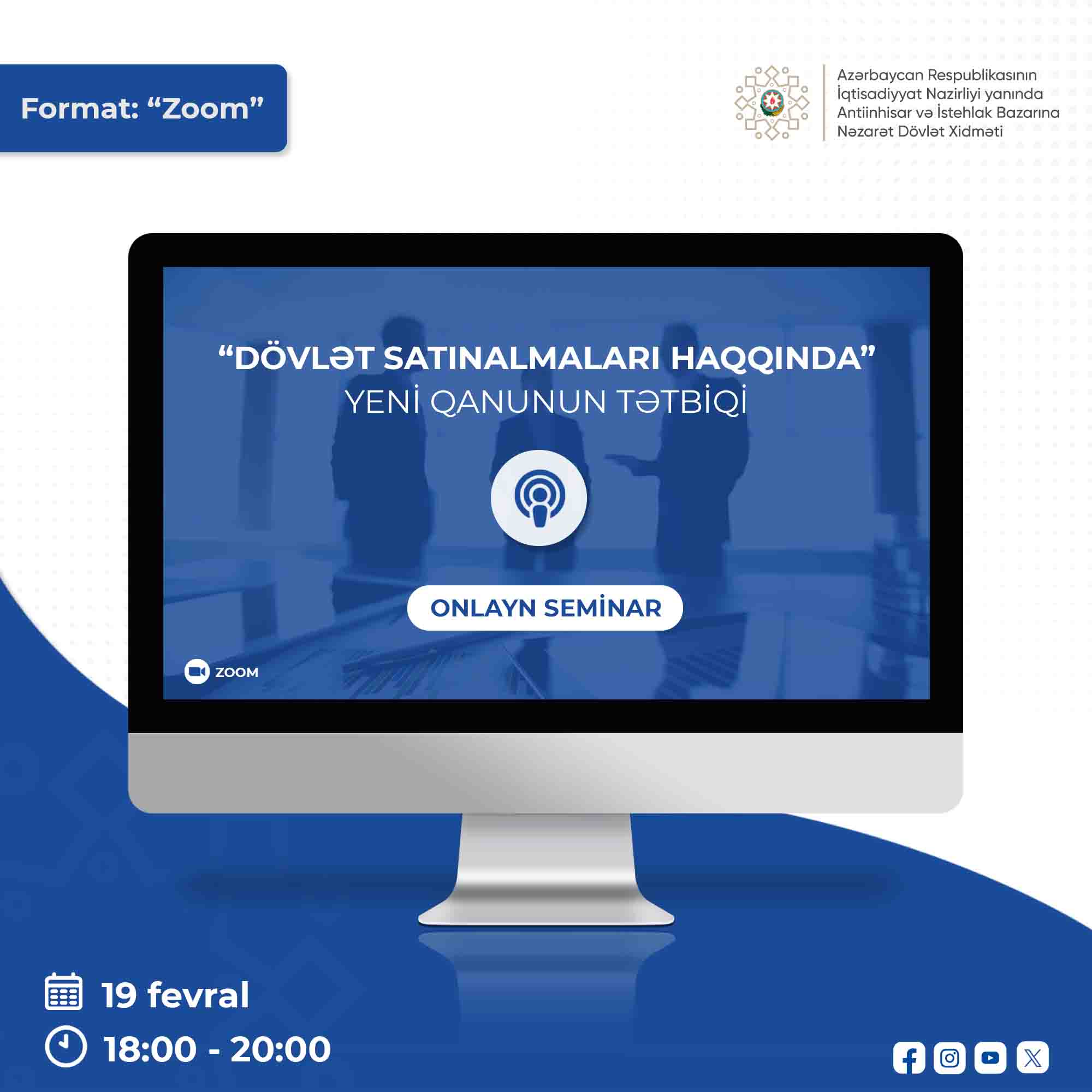Antiinhisar və İstehlak Bazarına Nəzarət Dövlət Agentliyinin məlumatı